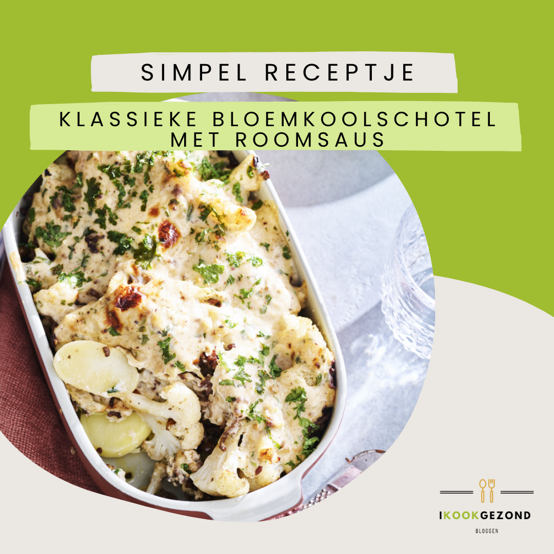 Bloemkoolschotel met roomsaus