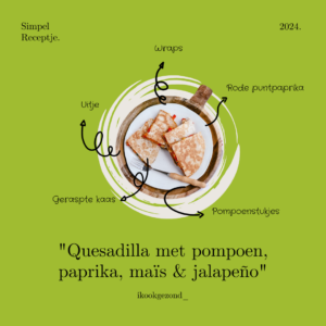 Simpel recept quesadilla