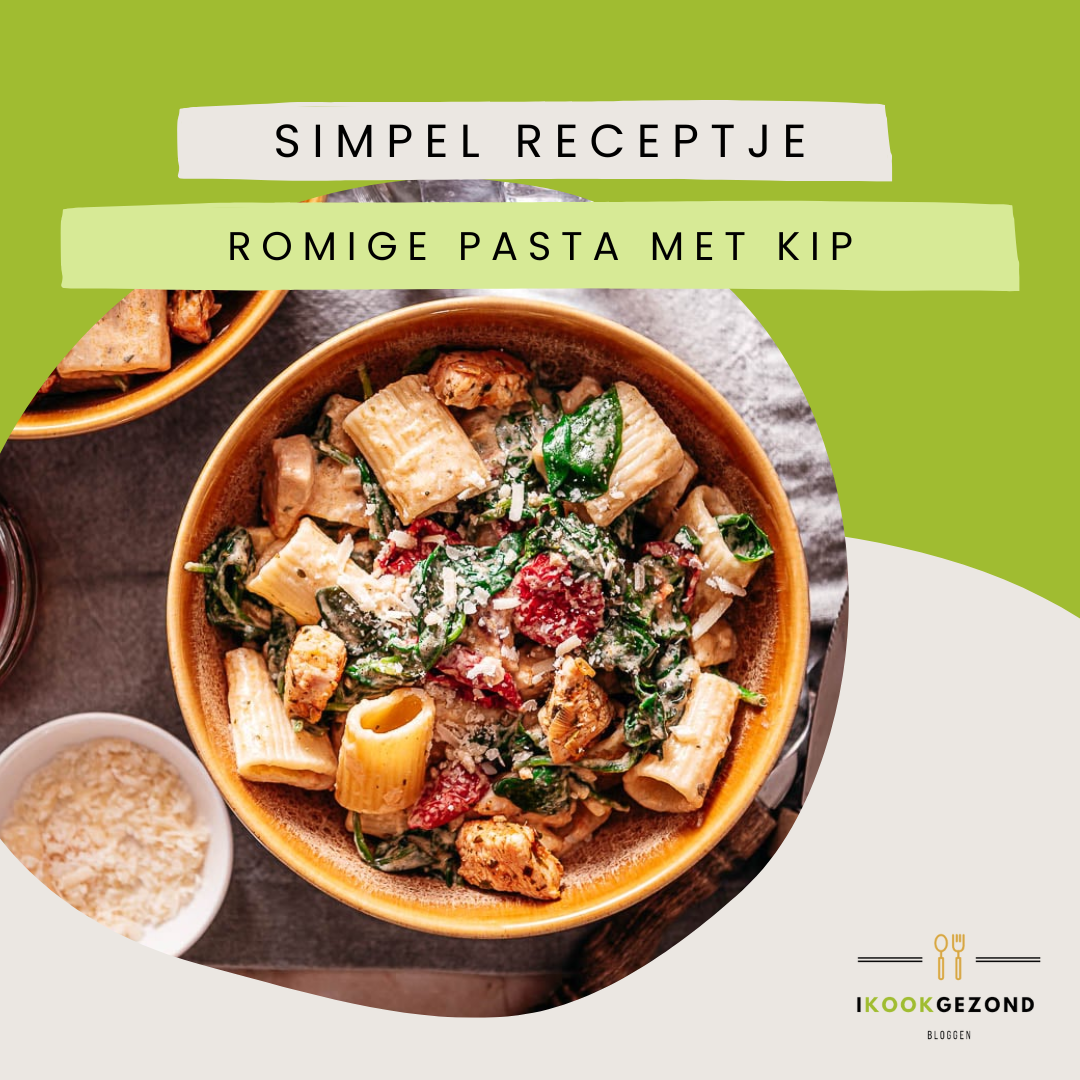 Romige Pasta met Kip en Zongedroogde Tomaten